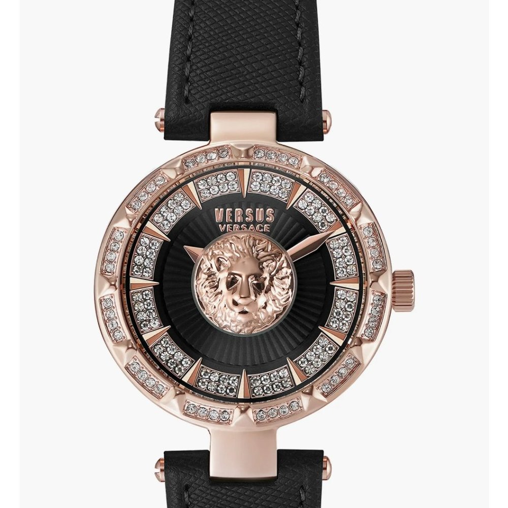 Versace Milano women's watch authentic 36mm black and rose gold color